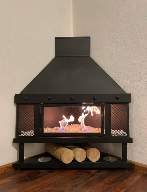 Chimenea Tradicional Esquinera