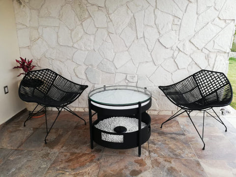 Set Raya con chimenea Megara