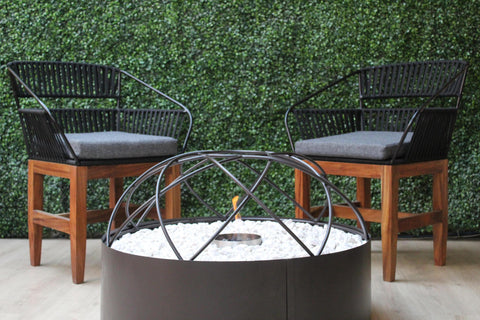 Set silla Huatulco con chimenea Leónidas
