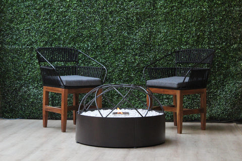 Set silla Huatulco con chimenea Leónidas