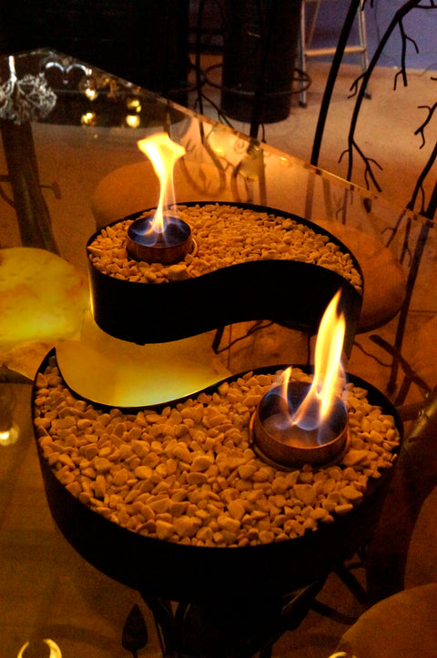 Chimenea Yin Yang