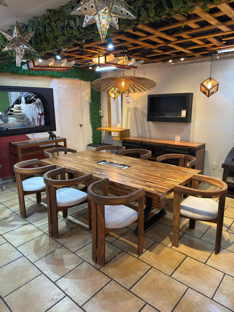 Comedor Huatulco con sillas victoria
