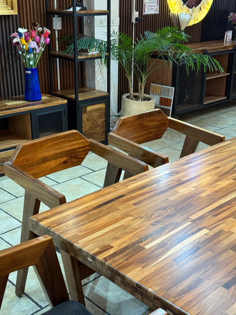 Comedor Sayulita con 6 sillas Bernal
