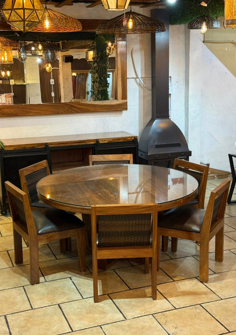 Comedor Ixtapan con sillas Tequisquiapan