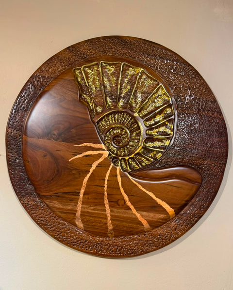 Escultura mural Fósil