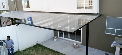 Pérgola de Cristal Templado