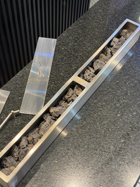 Quemador rectangular 80cm