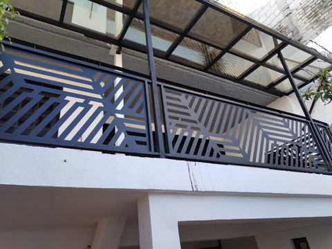Barandal exterior corte plasma